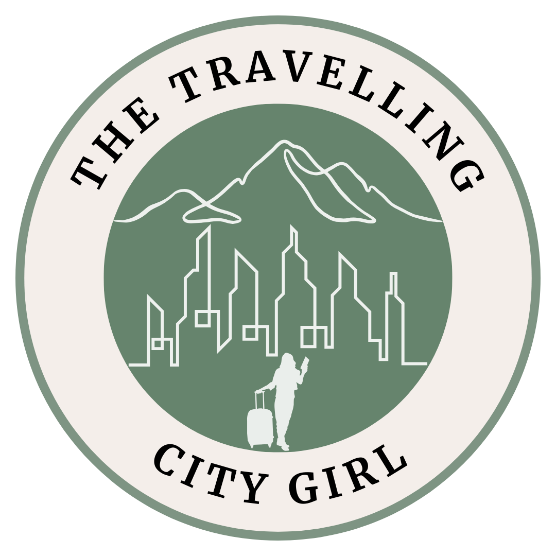 Logo for The Travelling City Girl.